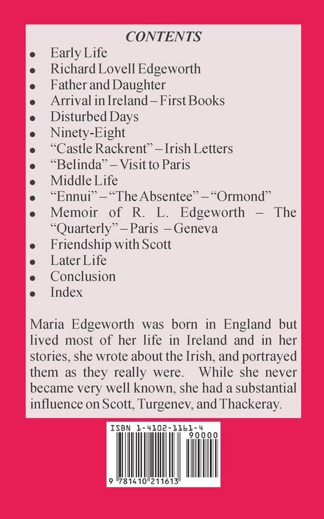 Produktbild: Maria Edgeworth