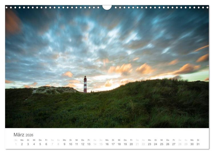 Produktbild: Amrum - Nordseeinsel im Wechsel der Gezeiten (Wandkalender 2026 DIN A3 quer), CALVENDO Monatskalender