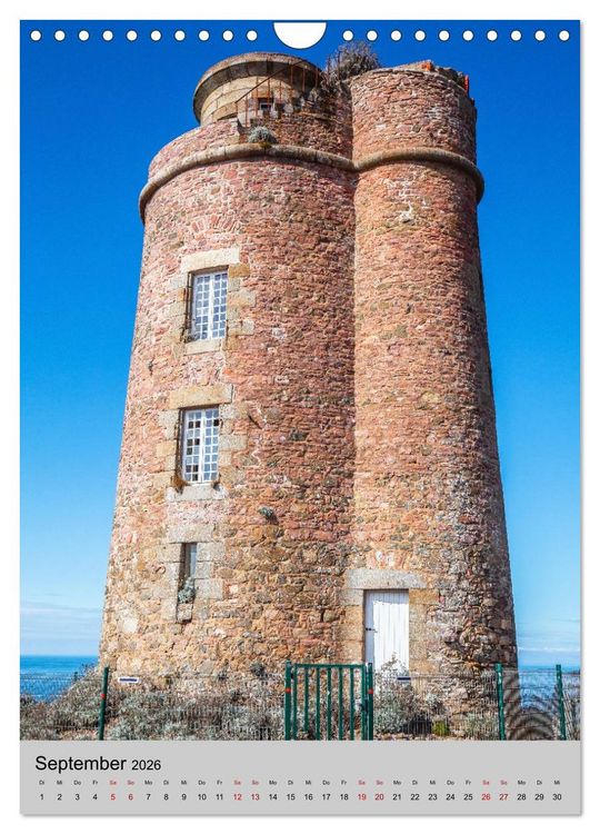 Produktbild: Reiseziele in der Bretagne (Wandkalender 2026 DIN A4 hoch), CALVENDO Monatskalender