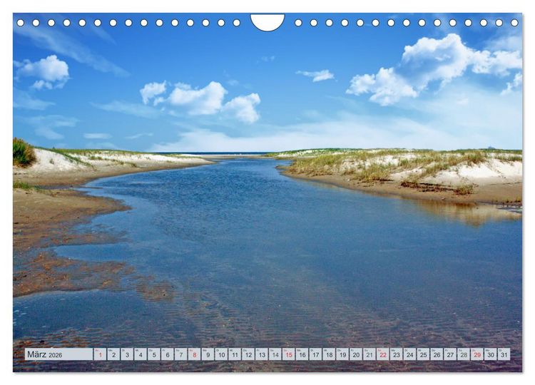 Produktbild: Langeoog - Natur Pur (Wandkalender 2026 DIN A4 quer), CALVENDO Monatskalender