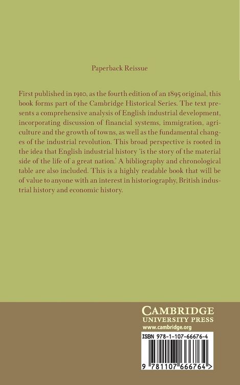 Produktbild: Outlines of English Industrial History