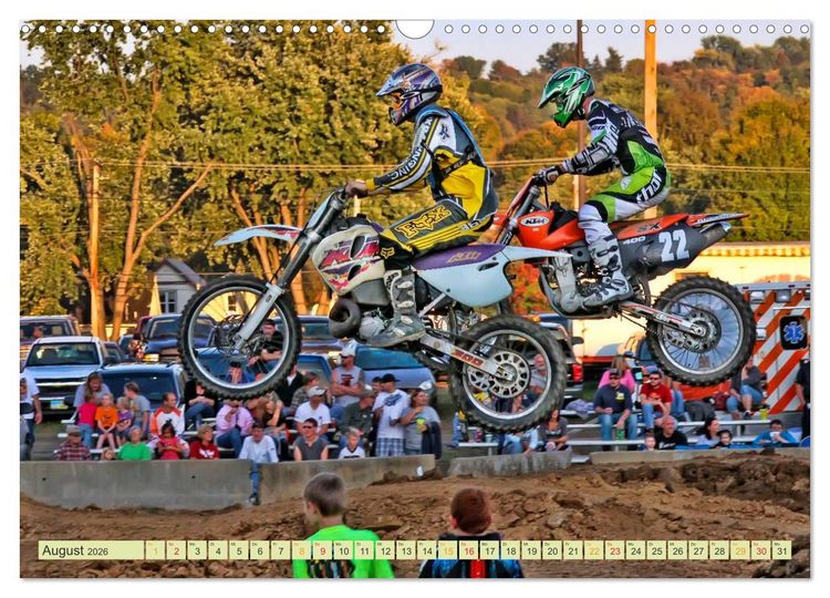 Produktbild: Motocross - so cool (Wandkalender 2026 DIN A3 quer), CALVENDO Monatskalender