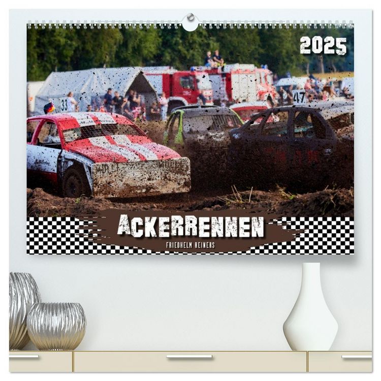 Produktbild: ACKERRENNEN (hochwertiger Premium Wandkalender 2026 DIN A2 quer), Kunstdruck in Hochglanz