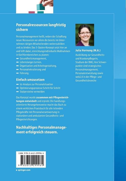 Produktbild: Nachhaltiges Personalmanagement in der Pflege - Das 5-S&auml;ulen Konzept