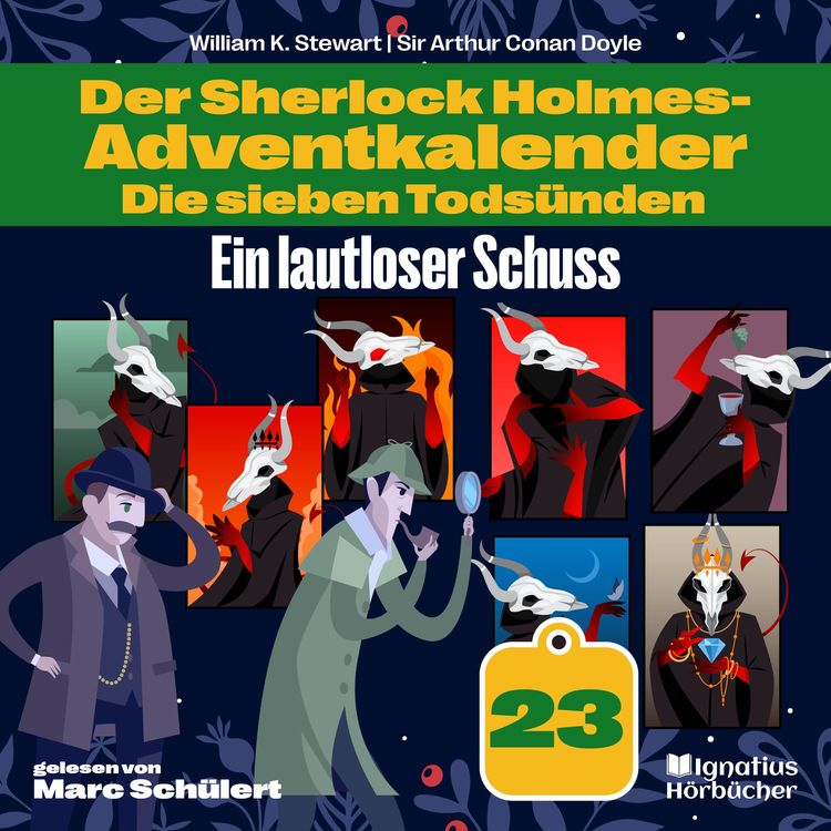 Bild vom Artikel Ein lautloser Schuss (Der Sherlock Holmes-Adventkalender: Die sieben Todsünden, Folge 23) vom Autor Arthur Conan Doyle