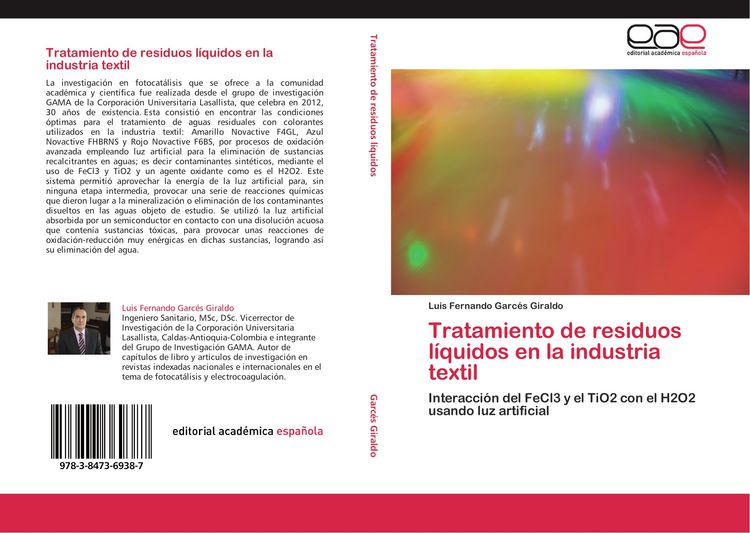 Produktbild: Tratamiento de residuos l&iacute;quidos en la industria textil