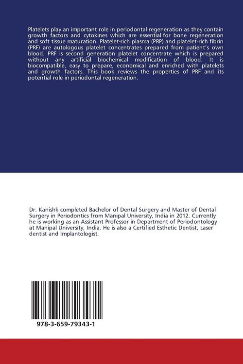 Produktbild: Platelet Rich Fibrin And Periodontal Tissue Regeneration