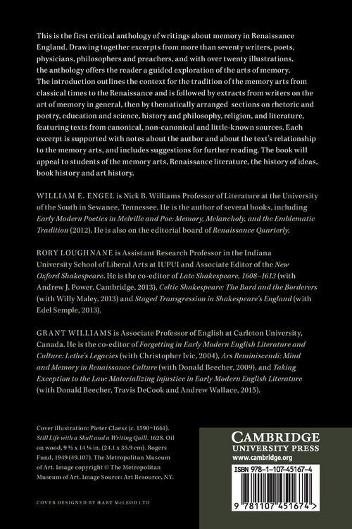 Produktbild: The Memory Arts in Renaissance England