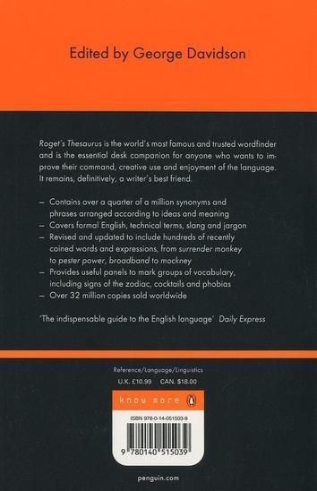 Produktbild: Roget's Thesaurus of English Words and Phrases