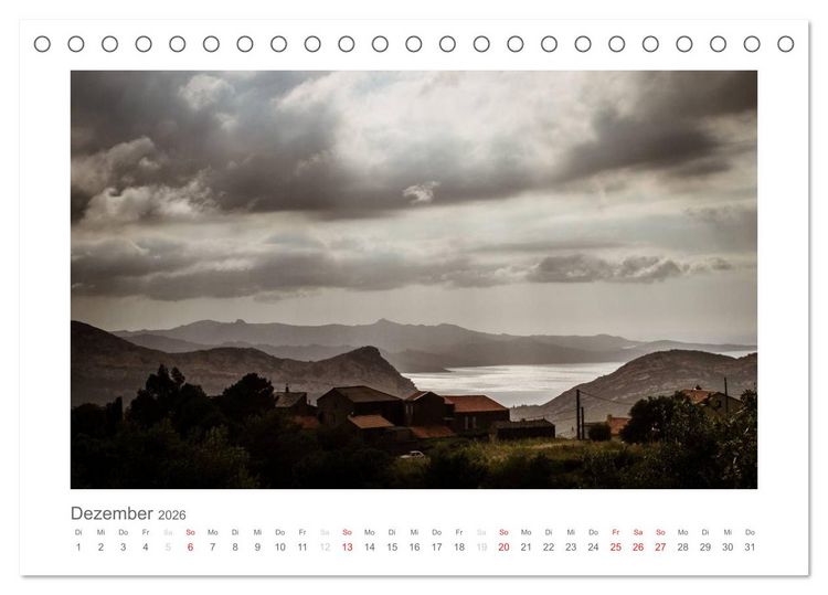 Produktbild: Die Sch&ouml;nheit Korsikas (Tischkalender 2026 DIN A5 quer), CALVENDO Monatskalender