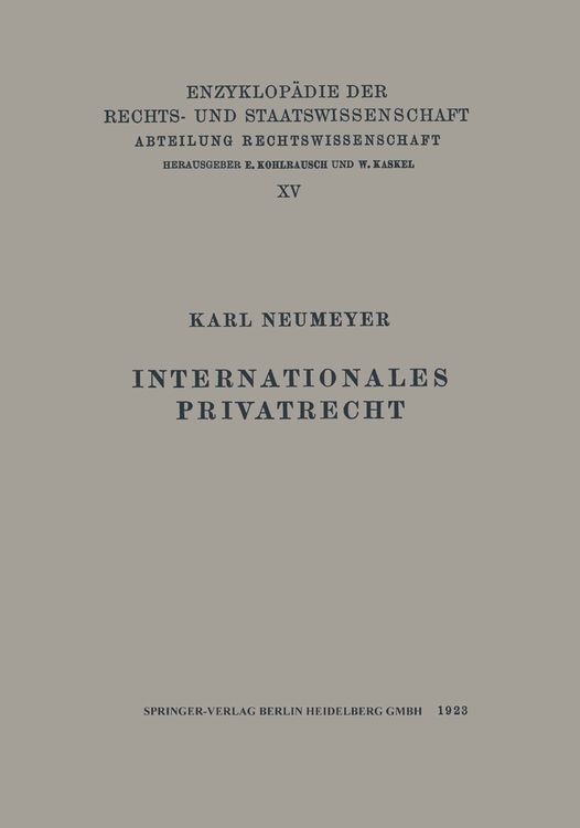 Produktbild: Internationales Privatrecht