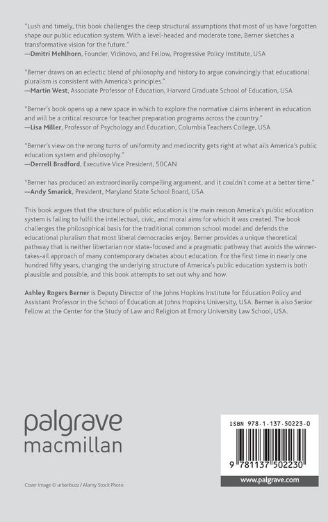 Produktbild: Pluralism and American Public Education