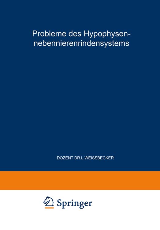 Produktbild: Probleme des Hypophysen-Nebennierenrindensystems
