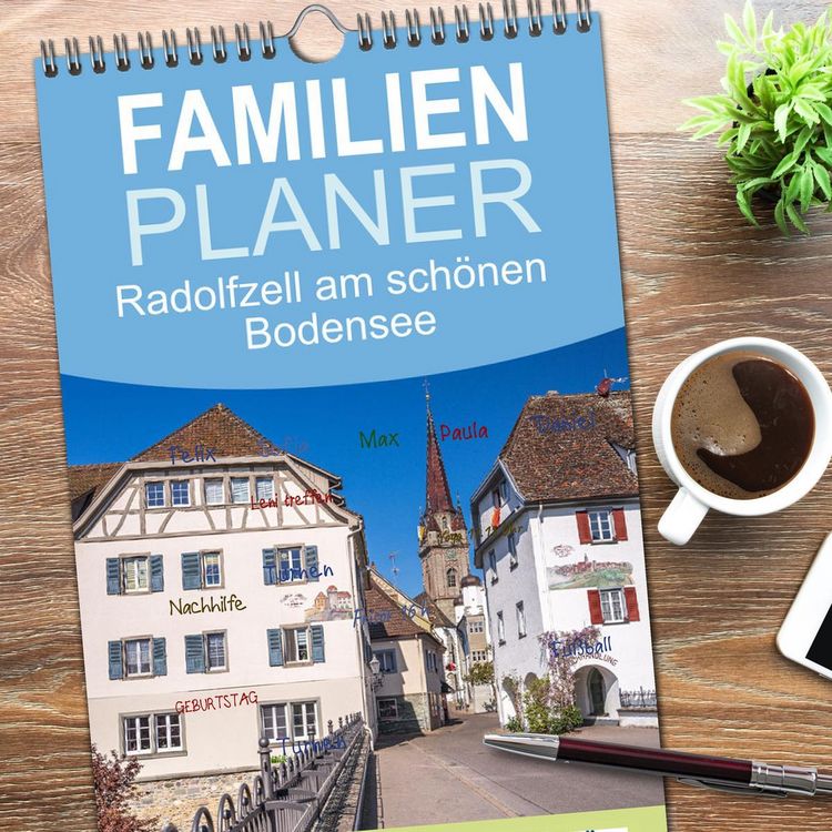 Produktbild: Familienplaner 2026 - Radolfzell am sch&ouml;nen Bodensee mit 5 Spalten (Wandkalender, 21 x 45 cm) CALVENDO