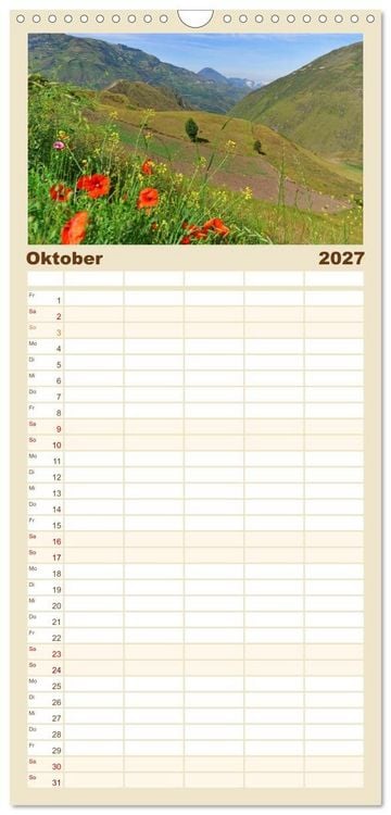 Produktbild: Familienplaner 2027 - Entdecke Ecuador mit 5 Spalten (Wandkalender, 21 x 45 cm) CALVENDO