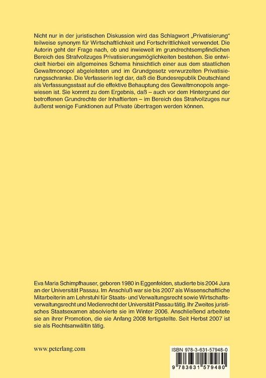 Produktbild: Das Gewaltmonopol des Staates als Grenze der Privatisierung von Staatsaufgaben