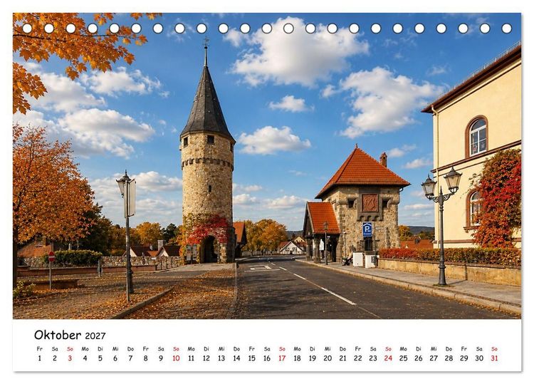 Produktbild: Bad Homburg Schlossblick (Tischkalender 2027 DIN A5 quer), CALVENDO Monatskalender