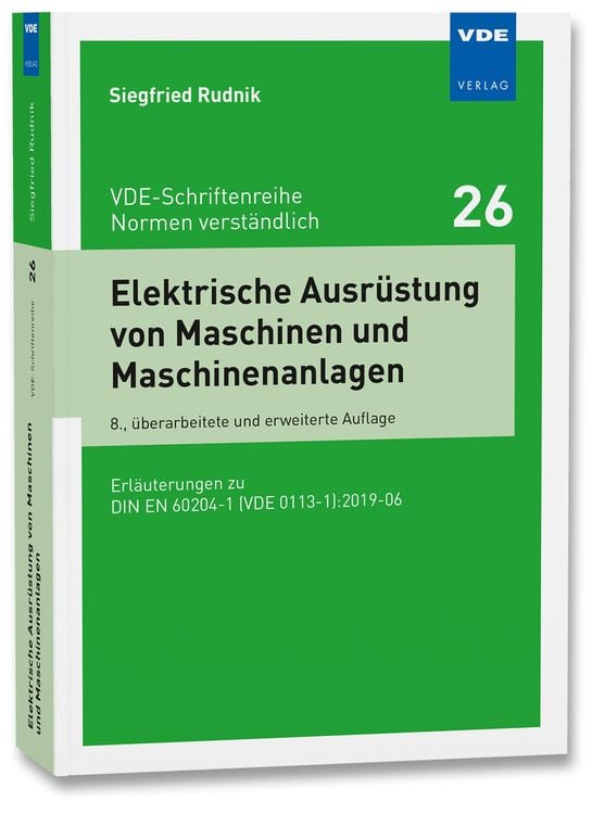 Produktbild: Elektrische Ausrüstung von Maschinen und Maschinenanlagen