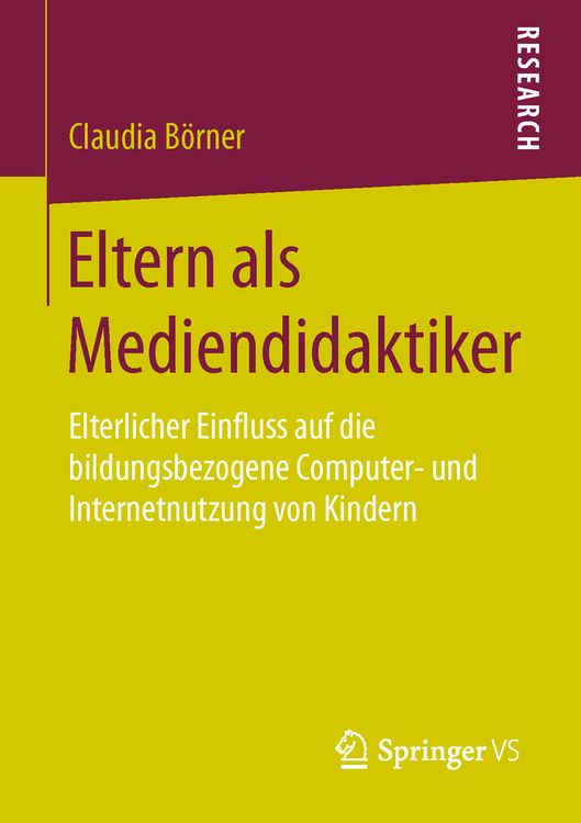 Produktbild: Eltern als Mediendidaktiker