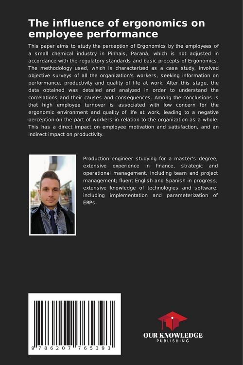 Produktbild: The influence of ergonomics on employee performance
