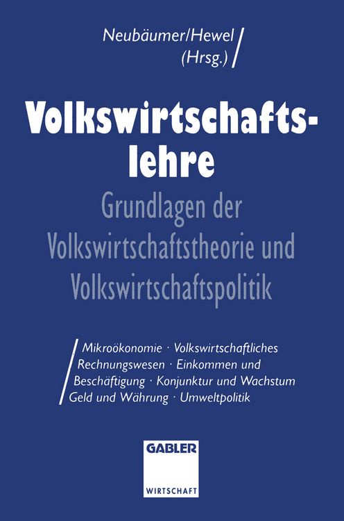 Produktbild: Volkswirtschaftslehre