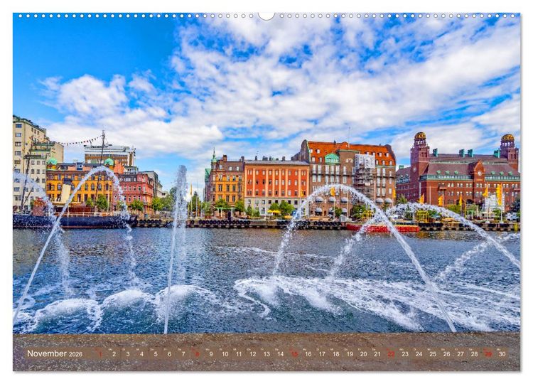 Produktbild: Malm&ouml; in Schweden (Wandkalender 2026 DIN A2 quer), CALVENDO Monatskalender