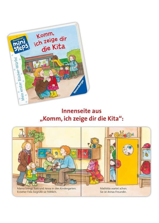Produktbild: Ministeps: Mein erster B&uuml;cher-W&uuml;rfel: Mein allererstes Wissen (B&uuml;cher-Set)