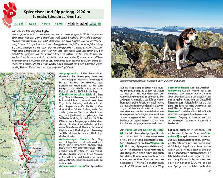 Produktbild: ROTHER Wanderbuch Wandern mit Hund Steiermark