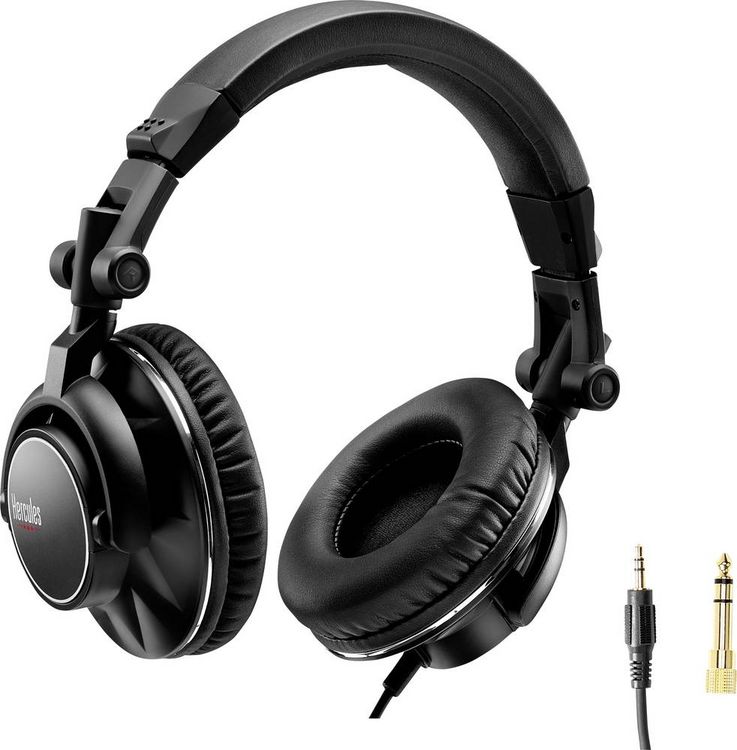 Produktbild: Hercules DGP DJ60 Over Ear Kopfh&ouml;rer kabelgebunden Schwarz Faltbar DJ