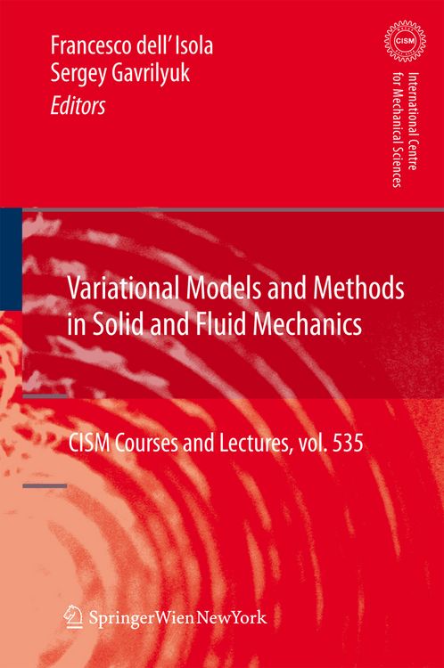 Produktbild: Variational Models and Methods in Solid and Fluid Mechanics