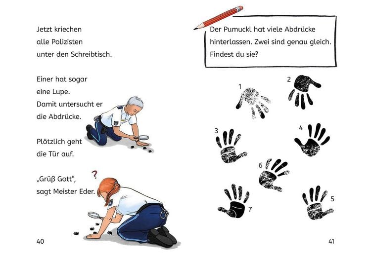 Pumuckl, Bücherhelden 1. Klasse, Pumuckl bei der Polizei