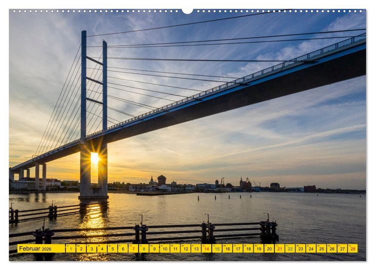 Produktbild: Br&uuml;cken im deutschsprachigen Raum (hochwertiger Premium Wandkalender 2026 DIN A2 quer), Kunstdruck in Hochglanz