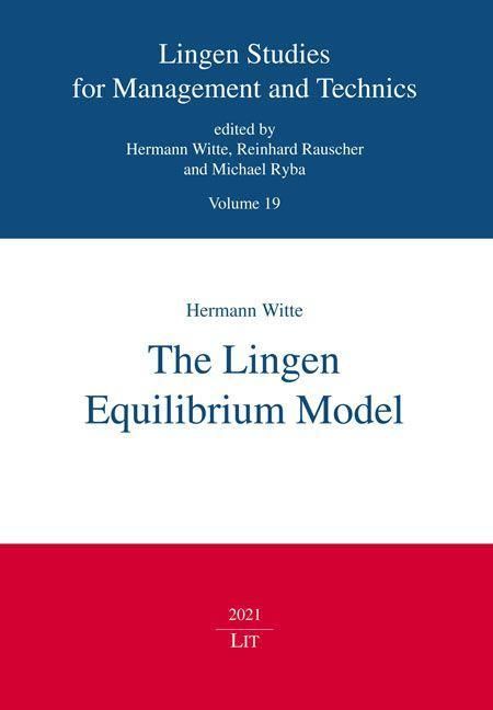 Produktbild: Witte, H: Lingen Equilibrium Model
