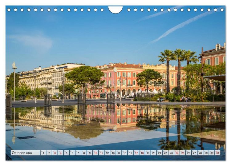 Produktbild: NIZZA Idyllische Impressionen (Wandkalender 2026 DIN A4 quer), CALVENDO Monatskalender