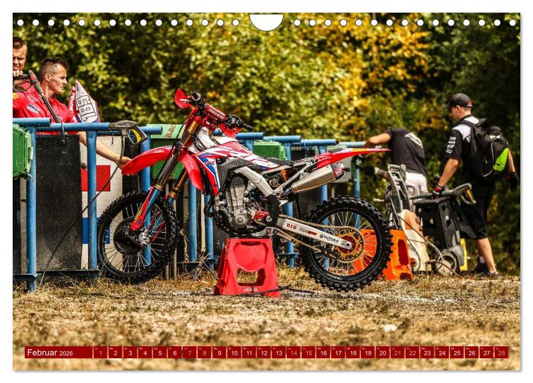 Produktbild: Dirtbikes - pure technique (Wandkalender 2026 DIN A4 quer), CALVENDO Monatskalender