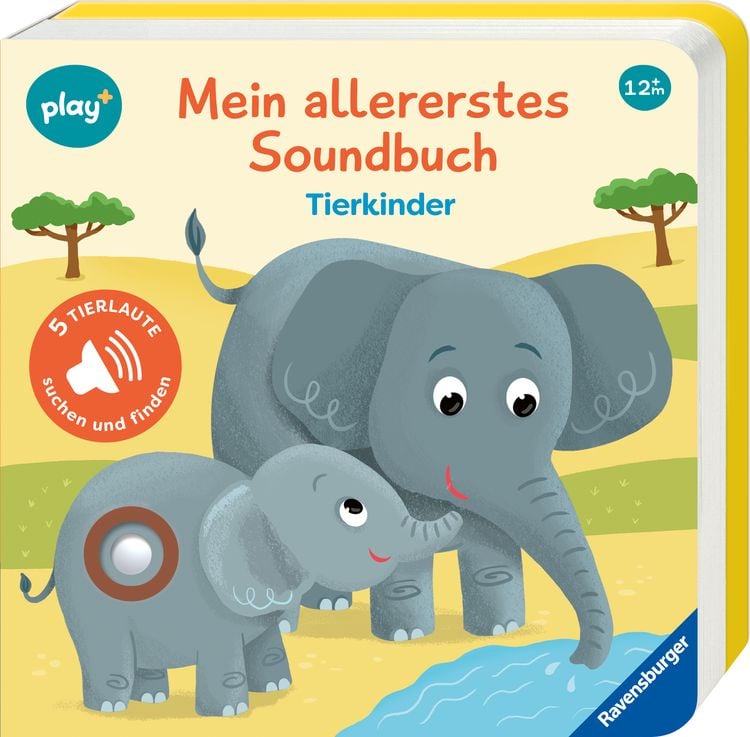 Produktbild: Play+ Mein allererstes Soundbuch Tierkinder - ab 12 Monate