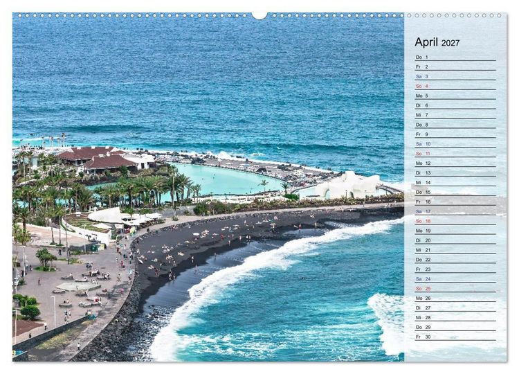 Produktbild: TENERIFFA - Zauberhafte Vulkaninsel (Wandkalender 2027 DIN A2 quer), CALVENDO Monatskalender