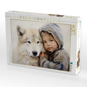 Produktbild: CALVENDO Puzzle Ein Motiv aus dem Kalender "Kinder und Tiere" | 1000 Teile Lege-Gr&ouml;&szlig;e 64x48cm Foto-Puzzle f&uuml;r gl&uuml;ckliche Stunden
