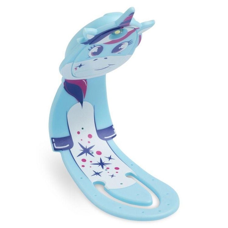 Produktbild: Flexilight Pals Leselicht Einhorn Blau &ndash; 2-in-1 LED-Leselicht