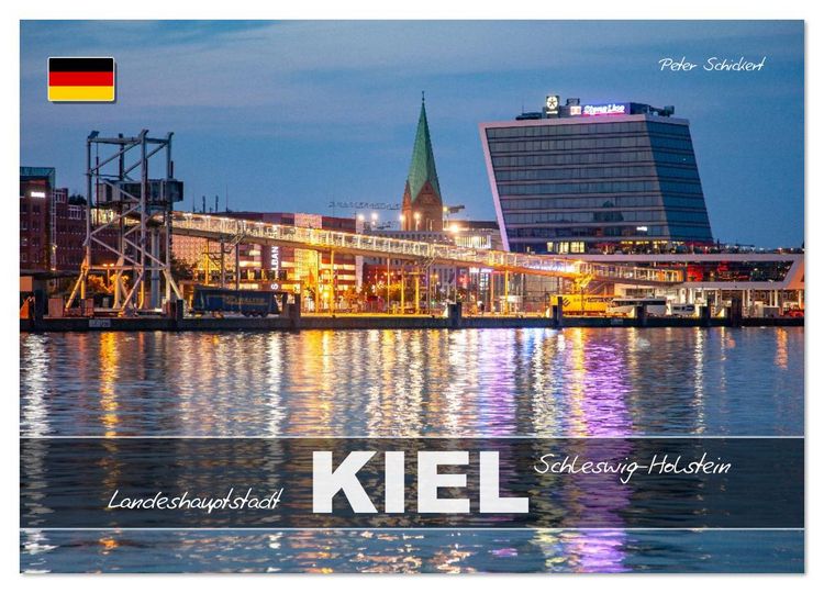 Produktbild: Schleswig Holstein - Landeshauptstadt Kiel (Wandkalender 2026 DIN A2 quer), CALVENDO Monatskalender