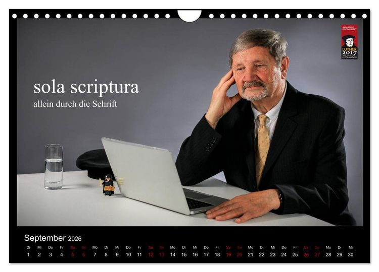 Produktbild: Sch&ouml;nheit im Alter - Worte von Martin Luther in Bildern (Wandkalender 2026 DIN A4 quer), CALVENDO Monatskalender