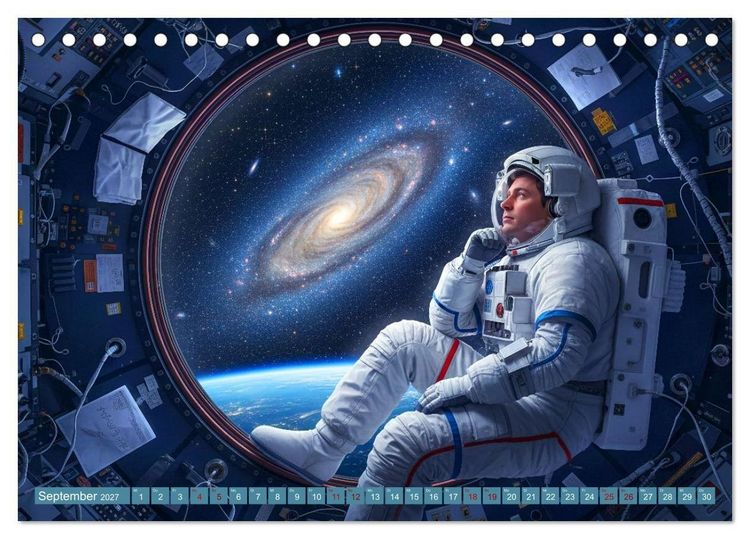Produktbild: Die Sehnsucht nach den Sternen (Tischkalender 2027 DIN A5 quer), CALVENDO Monatskalender