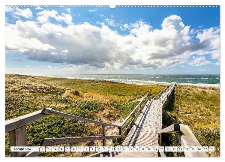 Produktbild: INSELLIEBE SYLT Zauberhafte Momente (hochwertiger Premium Wandkalender 2026 DIN A2 quer), Kunstdruck in Hochglanz