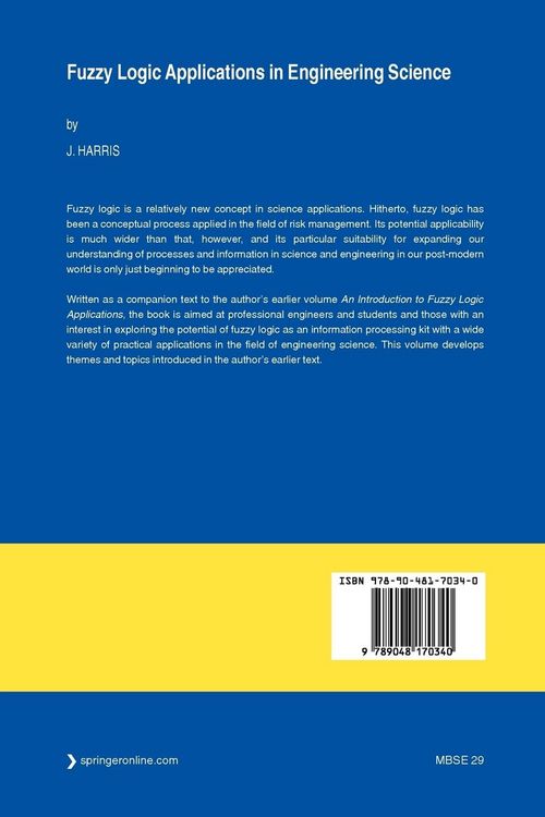 Produktbild: Fuzzy Logic Applications in Engineering Science