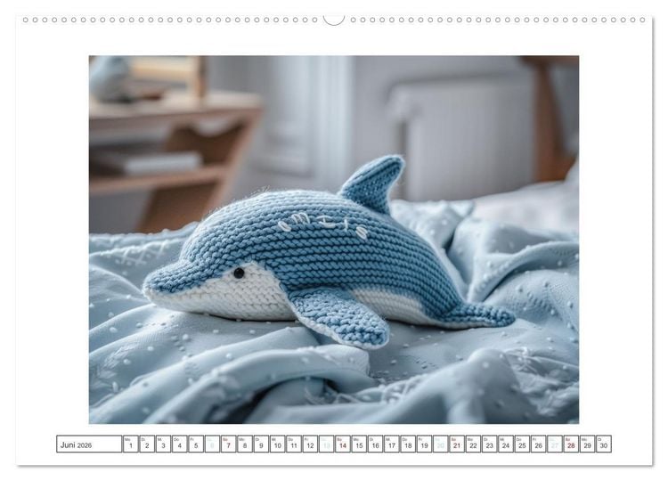 Produktbild: Lustige Strick-Ideen (hochwertiger Premium Wandkalender 2026 DIN A2 quer), Kunstdruck in Hochglanz