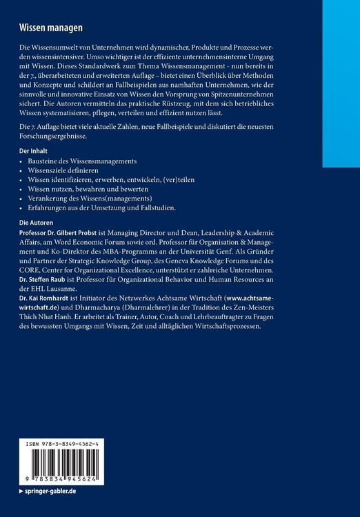 Produktbild: Wissen managen