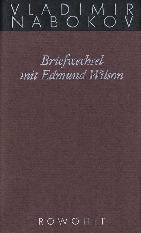 Produktbild: Briefwechsel mit Edmund Wilson