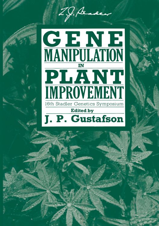 Produktbild: Gene Manipulation in Plant Improvement