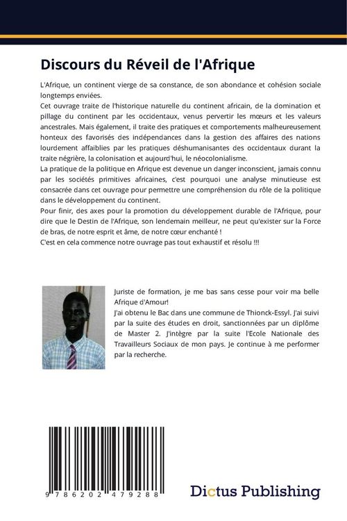 Produktbild: Discours du R&eacute;veil de l'Afrique