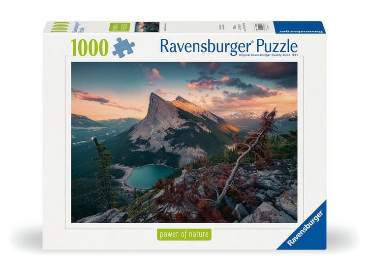 Produktbild: Erwachsenenpuzzle 1000 Teile - Abends in den Rocky Mountains